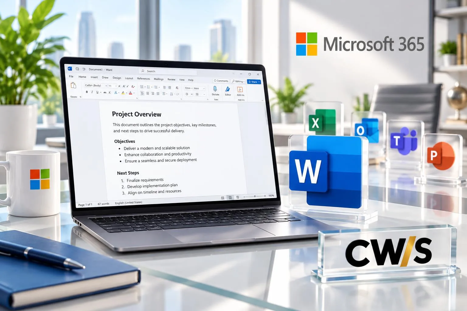 Microsoft 365 والبريد المؤسسي